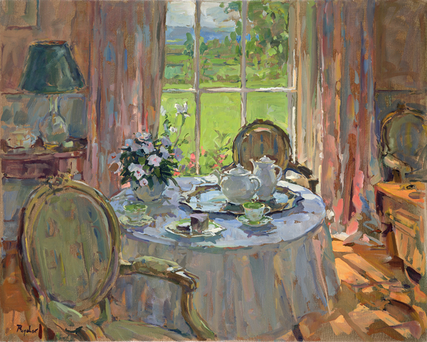 Sunlit Teatime à Susan  Ryder