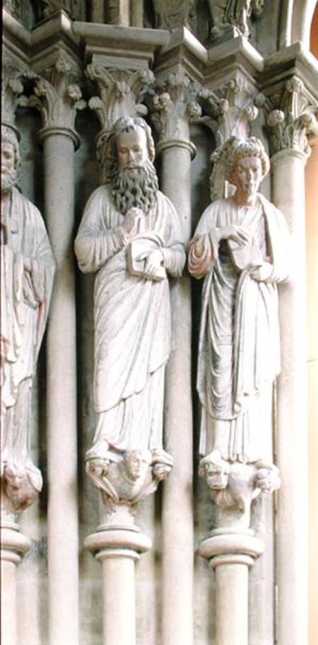 Jamb figures from the south portal à Ecole Suisse