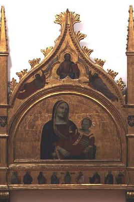 Madonna and Child (tempera on panel) à Taddeo Gaddi