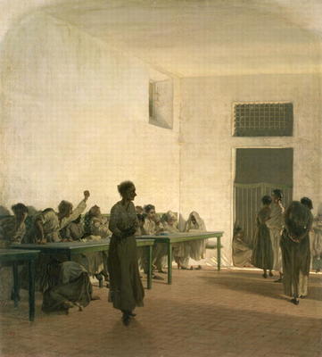 The Madhouse, 1865 à Telemaco Signorini