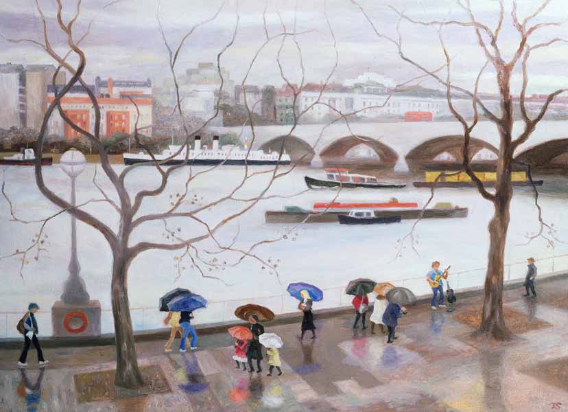 Waterloo Promenade, 2006 (oil on canvas)  à Terry  Scales