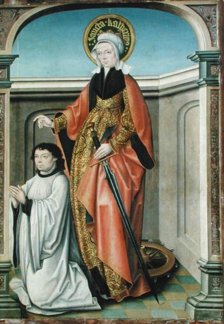 St. Catherine of Alexandria à Le maitre de Kappenberg