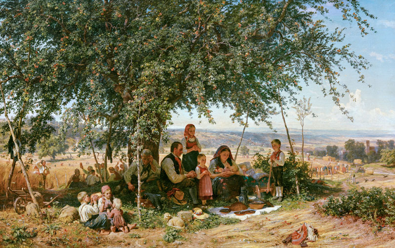 prayer on the crop à Theodor Schüz