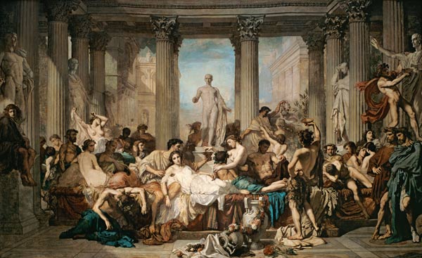 La chute de la société romaine (Les Romains de la décadence) à Thomas Couture