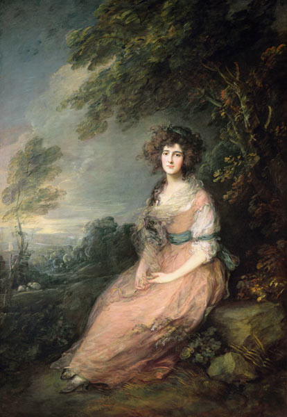 Mrs. Richard Brinsley Sheridan à Thomas Gainsborough