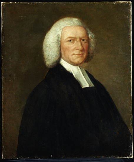 Portrait of Bishop Woodward, half length, in clerical robes, c.1756-58 à Thomas Gainsborough