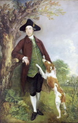 Portrait of George Venables Vernon, 2nd Lord Vernon, 1767 (oil on canvas) (see 96678) à Thomas Gainsborough