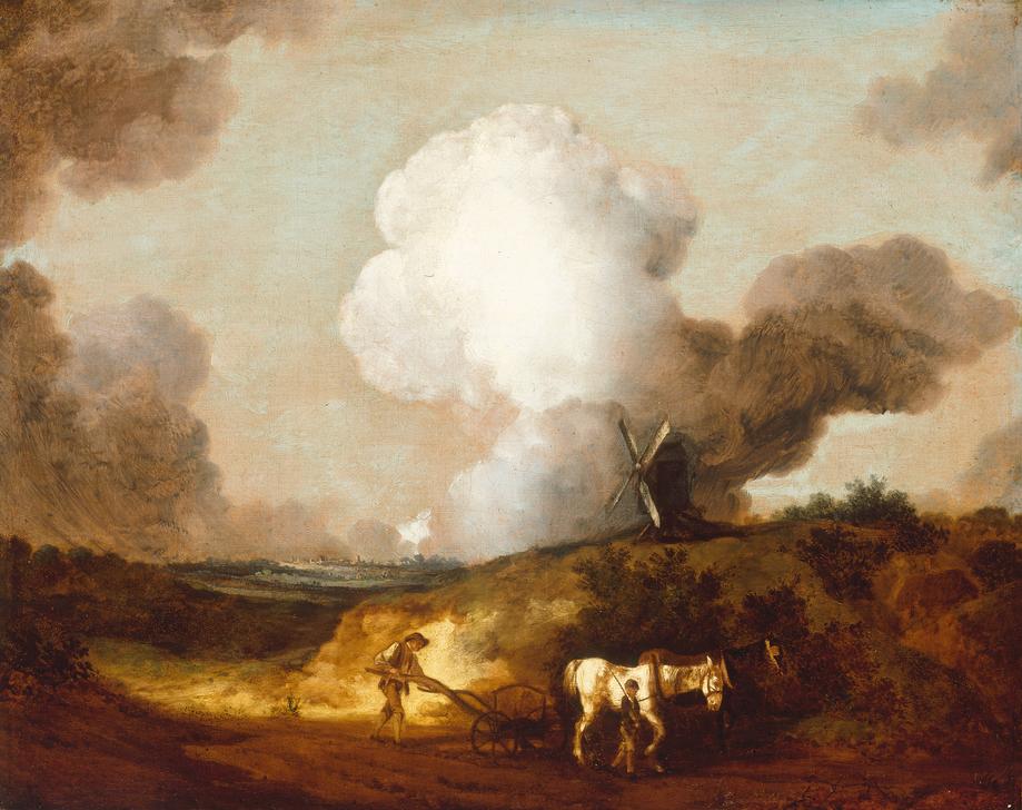 The Suffolk Plough à Thomas Gainsborough