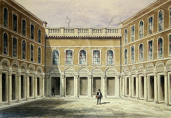 The Inner Court of Drapers'' Hall à Thomas Hosmer Shepherd