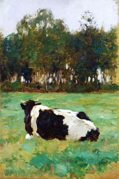 A Cow in the Meadow à Thomas Ludwig Herbst