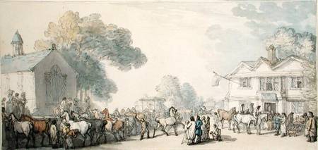 Horse Fair, Southampton  & à Thomas Rowlandson