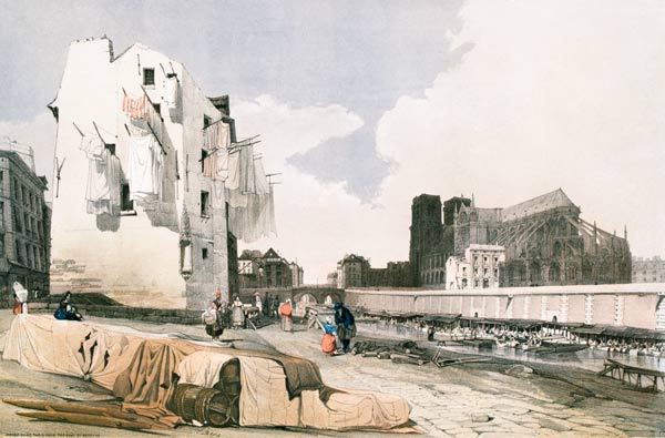 Paris, Notre-Dame , Boys 1839 à Thomas Shotter Boys
