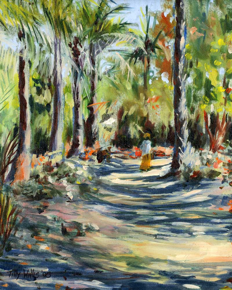The Bush Road, 2005 (oil on canvas)  à Tilly  Willis