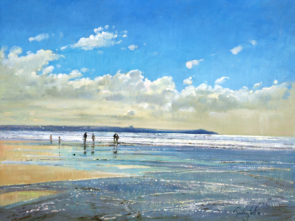 Pagayer au bord de la mer à Timothy  Easton