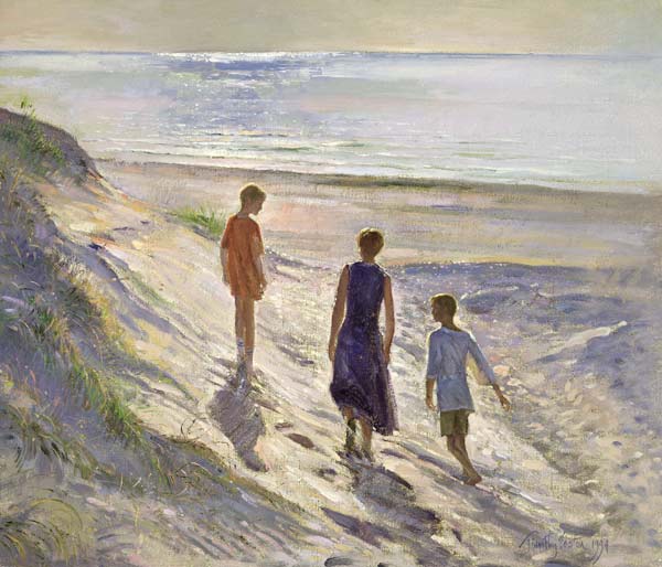 Down to the Sea, 1994 (oil on canvas)  à Timothy  Easton
