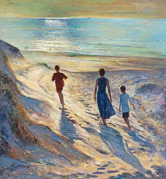 Promenade sur la plage, 1994 