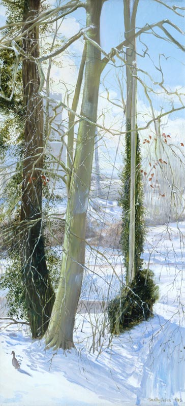 Three Trees in Winter à Timothy  Easton