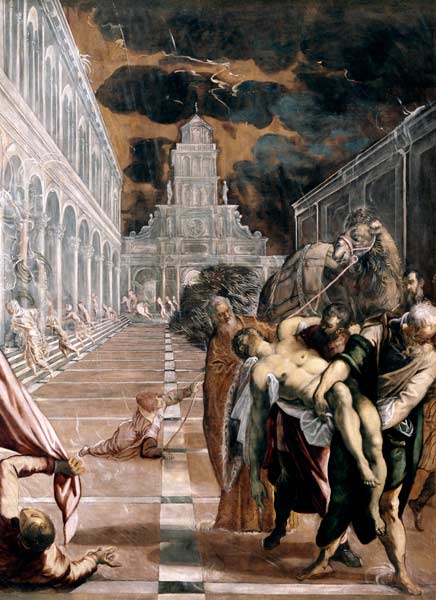 Découverte du corps de Saint Marc à Tintoretto (alias Jacopo Robusti, alias Le Tintoret)