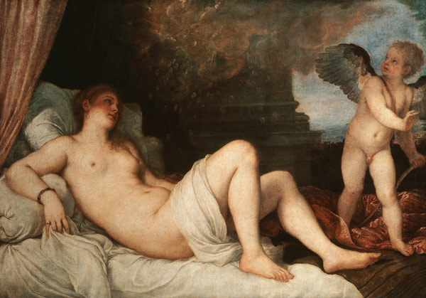 Titian / Danae / 1545/46 à Le Titien (alias Tiziano Vecellio)