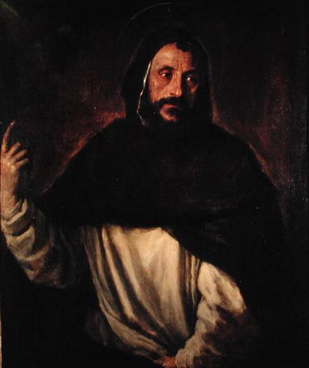 St. Dominic (1170-1221) à Le Titien (alias Tiziano Vecellio)