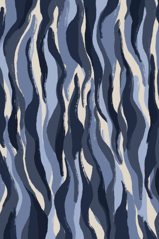 Blue Tiger Pattern à Treechild