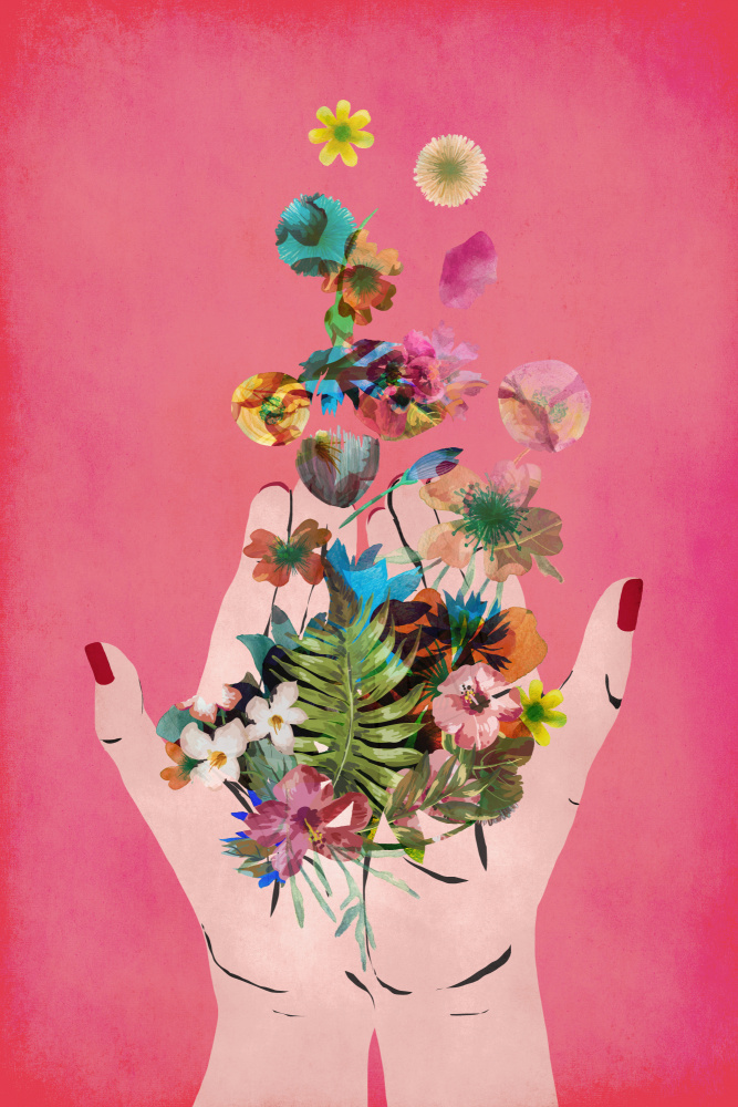 Frida`s Hand`s (Pink Version) à Treechild