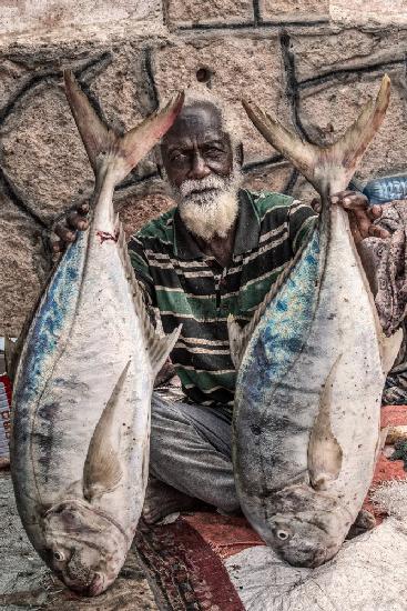 Socotri fish vendor