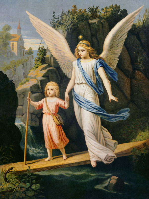 Saint Ange gardien petite fille