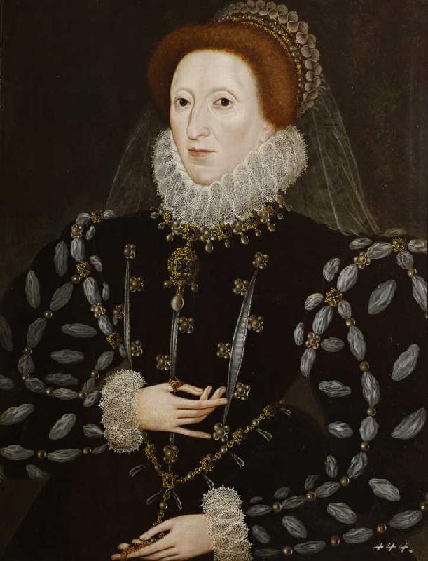 Königin Elisabeth I. von England (1533-1603), Tochter Heinrichs VIII. und Anne B à (autour de 1900) Auteur anonyme