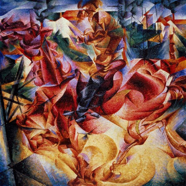 élasticité à Umberto Boccioni