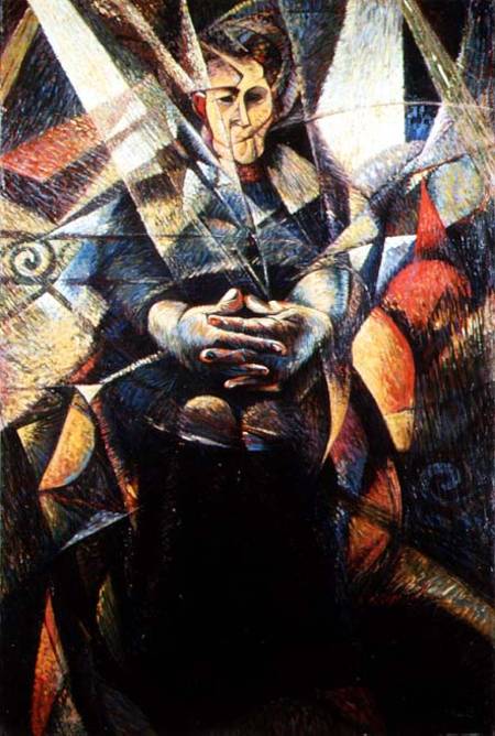 Portrait of a Seated Woman à Umberto Boccioni