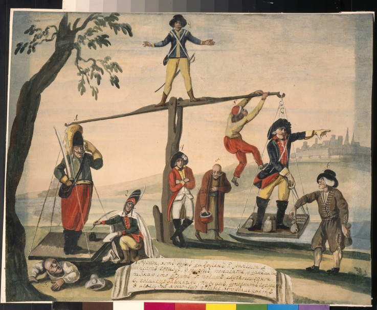 Allegory of Europe in 1791 à Artiste inconnu