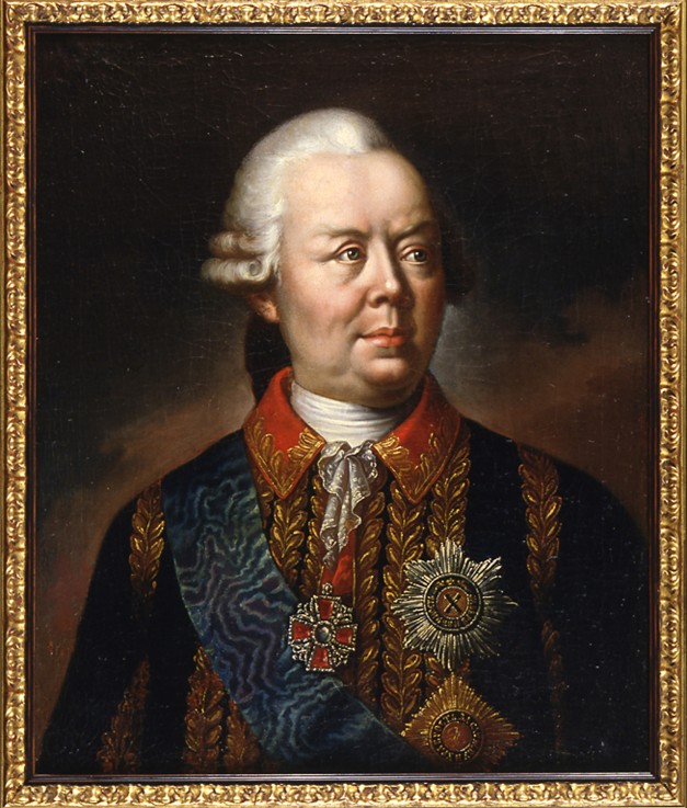Portrait of Field-Marshal Count Pyotr Alexandrovich Rumyantsev-Zadunaisky à Artiste inconnu