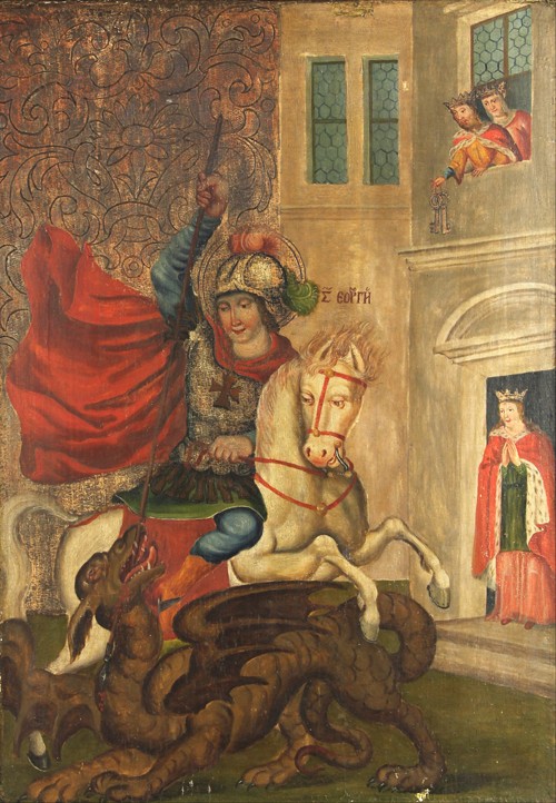 Saint George and the Dragon à Artiste inconnu