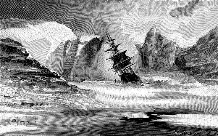 The Kane Expedition in the Ice of Smith Sound à Artiste inconnu