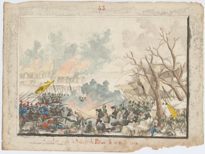 The Battle of Patnos on October 1828 à Artiste inconnu