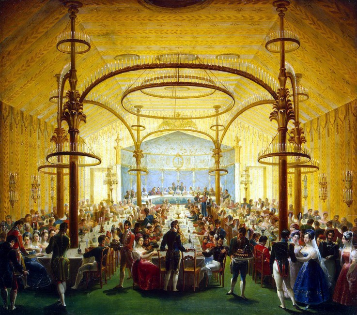 Ceremonial Dinner in Honour of the Moscow Governor-General Prince Dmitry Golitsyn à Artiste inconnu