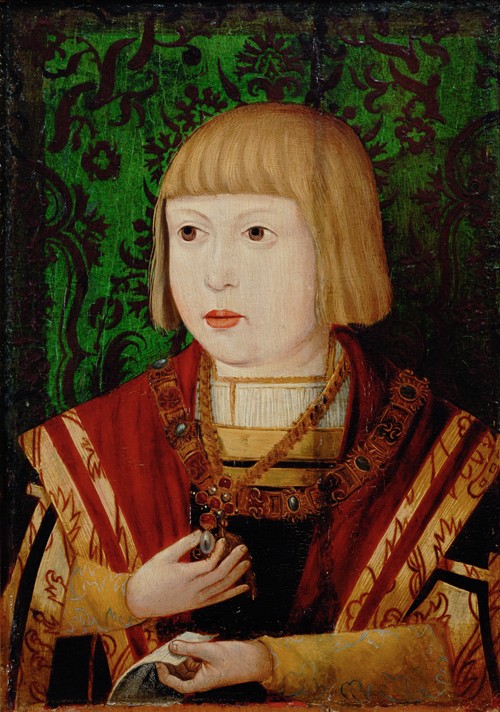 Emperor Ferdinand I (1503-1564) at the age of ten or twelve years à Artiste inconnu