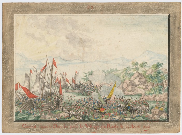 Battle of the Danube 1828 à Artiste inconnu
