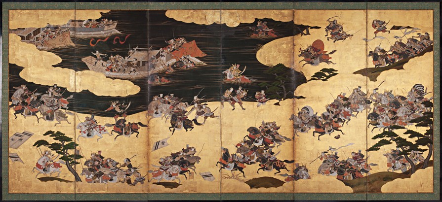Battle scenes from the Tale of Heike (Heike Monogatari) à Artiste inconnu