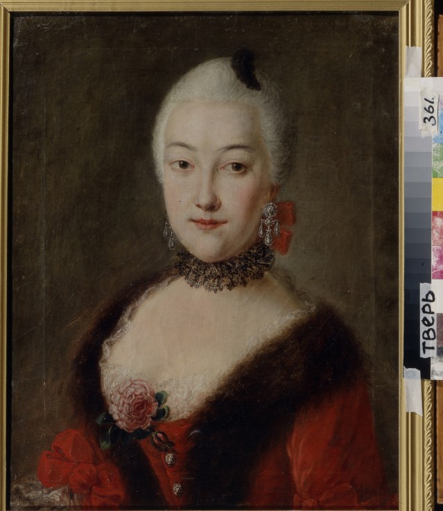 Portrait of Countess Yekaterina Lobanova-Rostovskaya (1735-1802) à Artiste inconnu