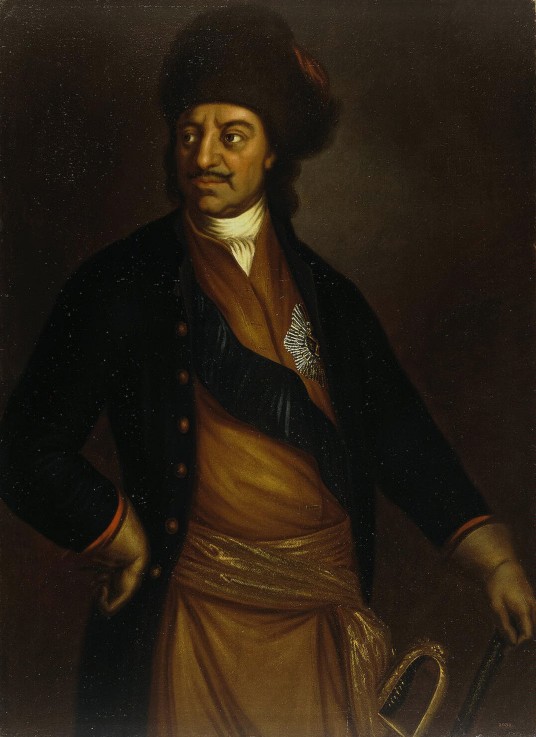 Portrait of Emperor Peter I the Great (1672-1725) à Artiste inconnu