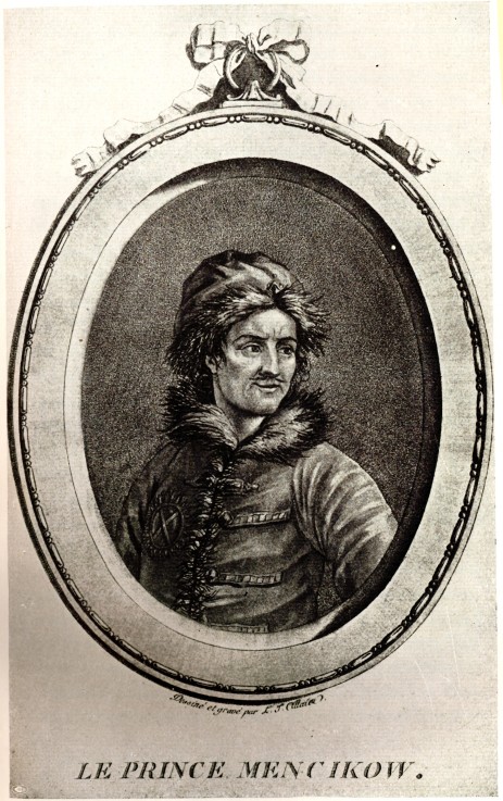 Portrait of Prince Alexander Danilovich Menshikov (1673-1729) à Artiste inconnu