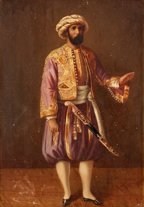Portrait of the King Charles XV of Sweden in Turkish Dress à Artiste inconnu