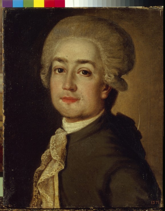Portrait of the Composer Fyodor Fyodorovich Makarov (1756-1821) à Artiste inconnu