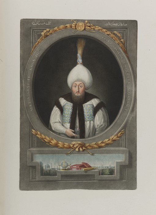Portrait of Sultan Mustafa III (1717-1774) à Artiste inconnu