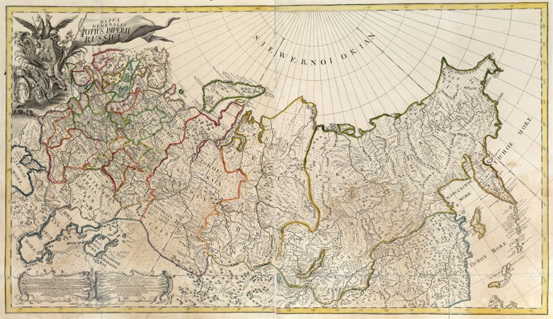 First General Map of the Russian Empire à Maître inconnu