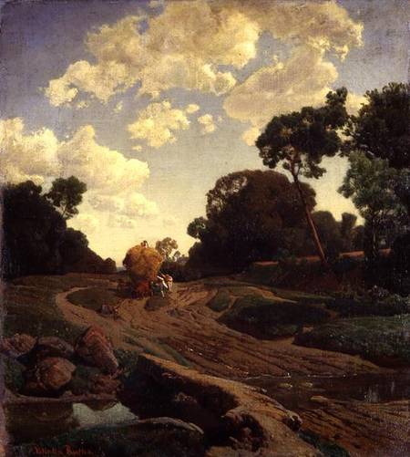 Landscape with Haywagon à Valentin Ruths