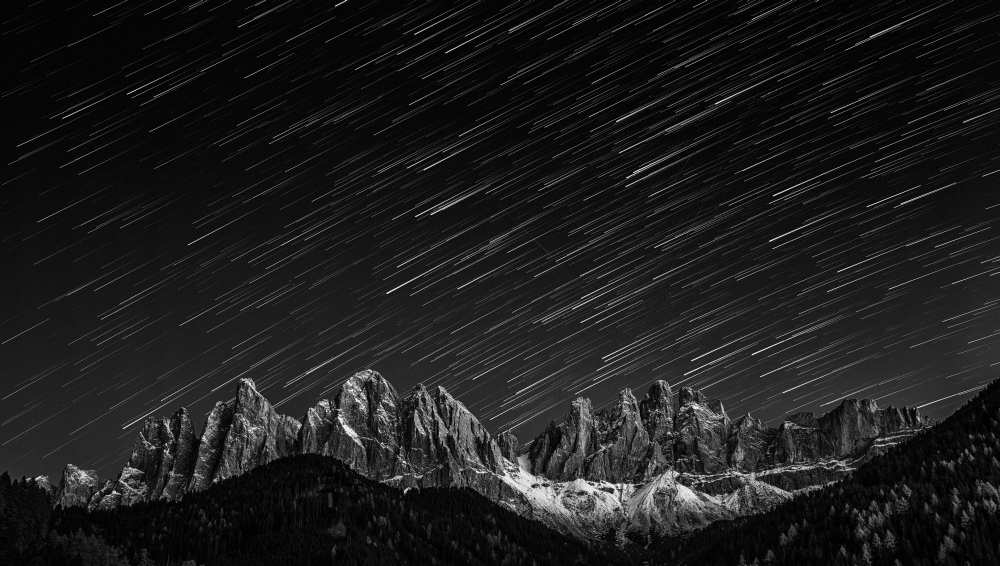 Starfall in the Dolomites à Valeriy Shcherbina