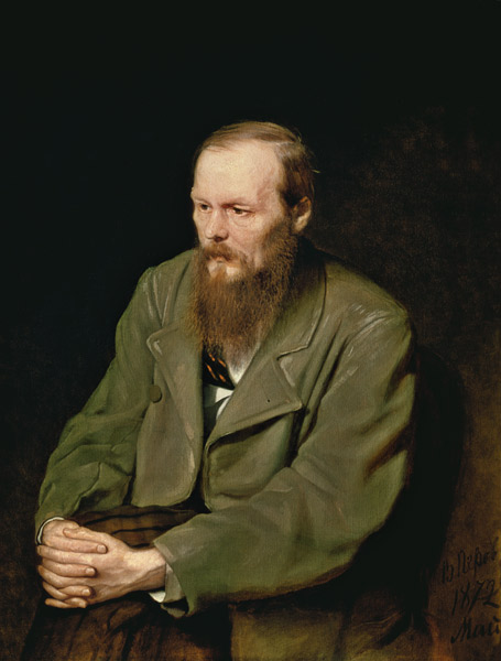 Portrait de Fiodor Dostoïevski (1821-81) à Vasili Grigorevich Perov